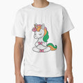 CUTE Yoga Unicorn Shirt Oversized by Peetacho