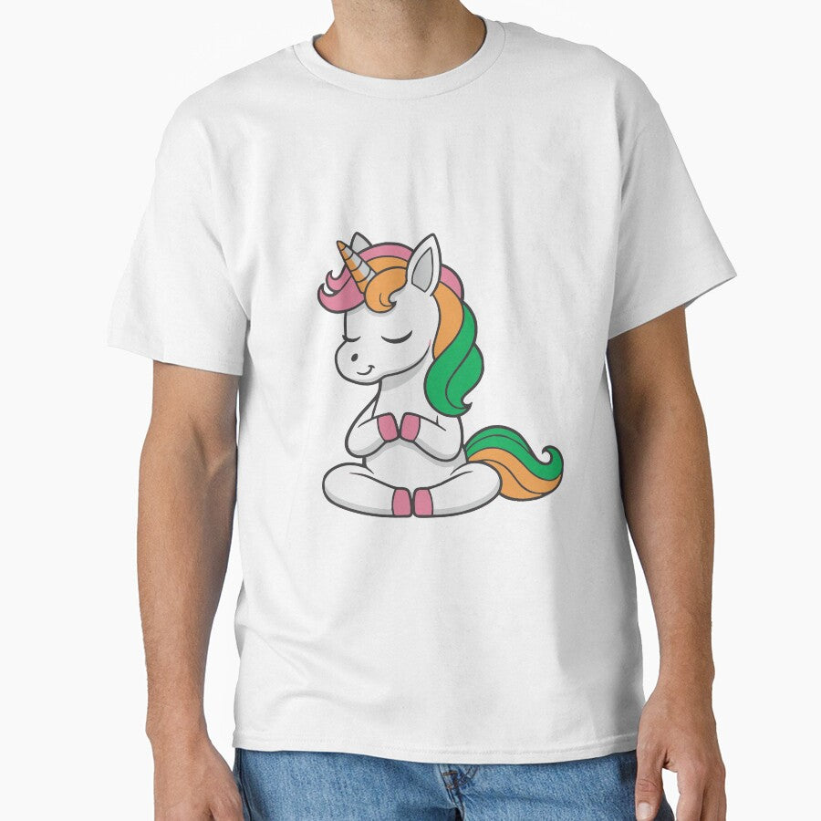 CUTE Yoga Unicorn Shirt Oversized by Peetacho