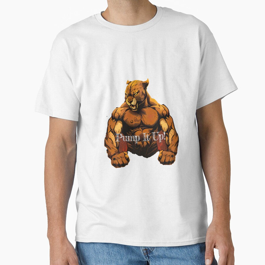Pump It Up!DesignBodybuilding Fitness Gym Workout Exercise Merch Print Design by tengamerx