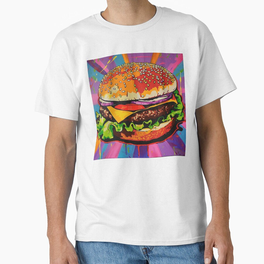 Hamburger Pop Art 3 by AstroRisq