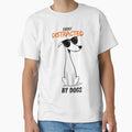 Funny Dog Lover Shirt – Easily Distracted by Dogs – Cute Dog Owner Gift, Dog Mom Shirt, Dog Dad Shirt by Azerod