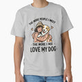 The More People I Meet, The More I Love My Dog – Cute Dog Lover Design by Kawaii Planet Studio