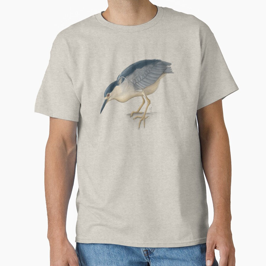 Black-crowned Night Heron by Wildlife Art by Holly