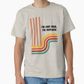 I'm Not Old I'm Vintage Retro Sunset Stripes T-Shirt | Funny Vintage Quote Graphic Tee by Dimu Co.