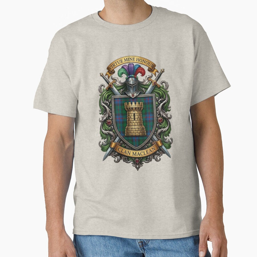 Clan MacLean Crest Badge by BagTown Clans