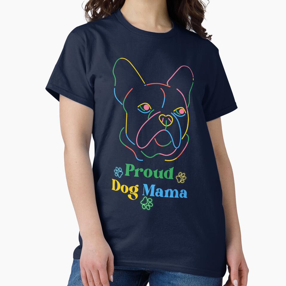 Proud Dog Mama Illustrated Digital Design V1 by mangaworldart