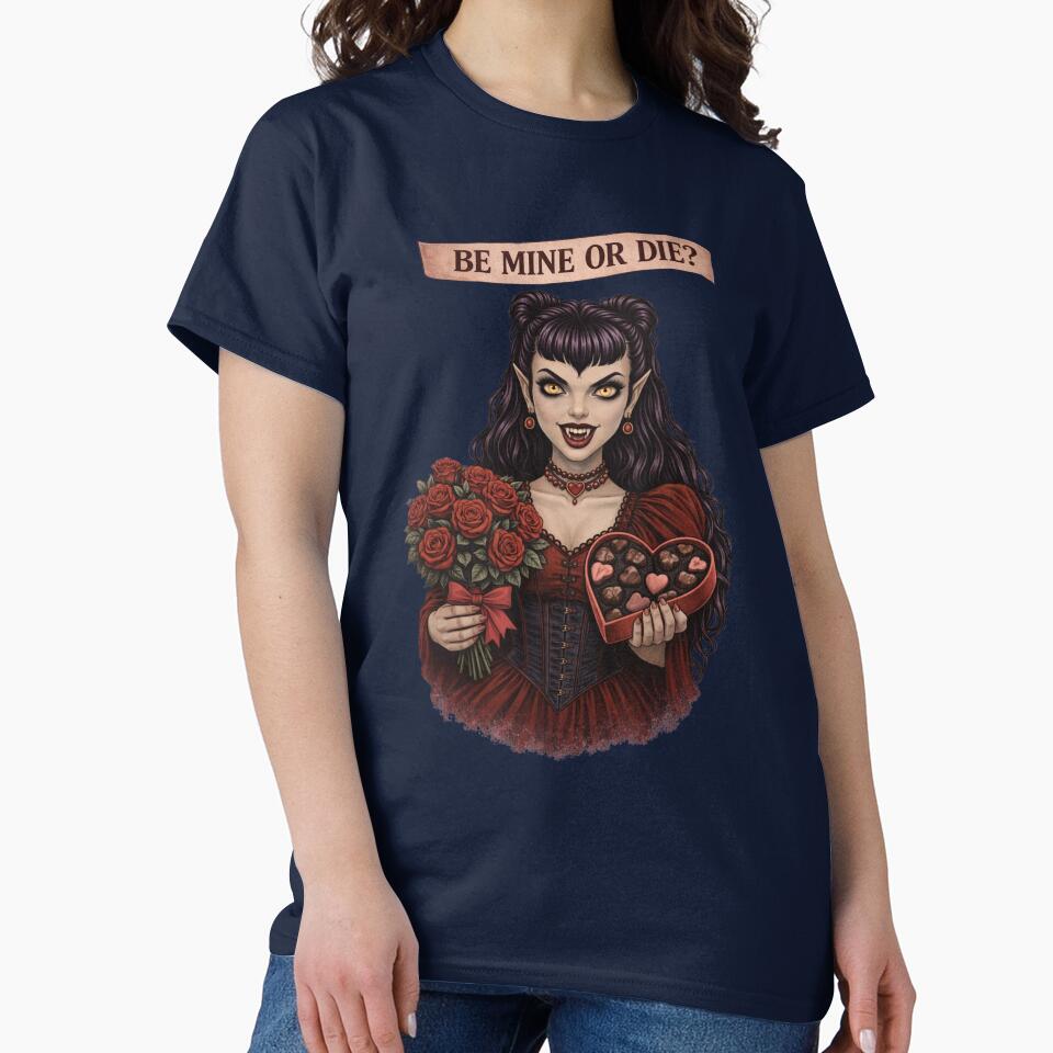 Horror Valentines Goth Girl – Dark Cute Valentine by PRfoxy