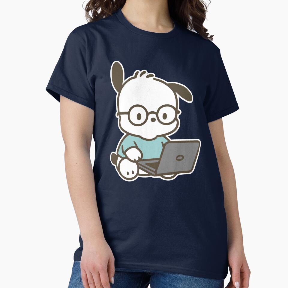 Pochacco on Laptop by Lizscorpio