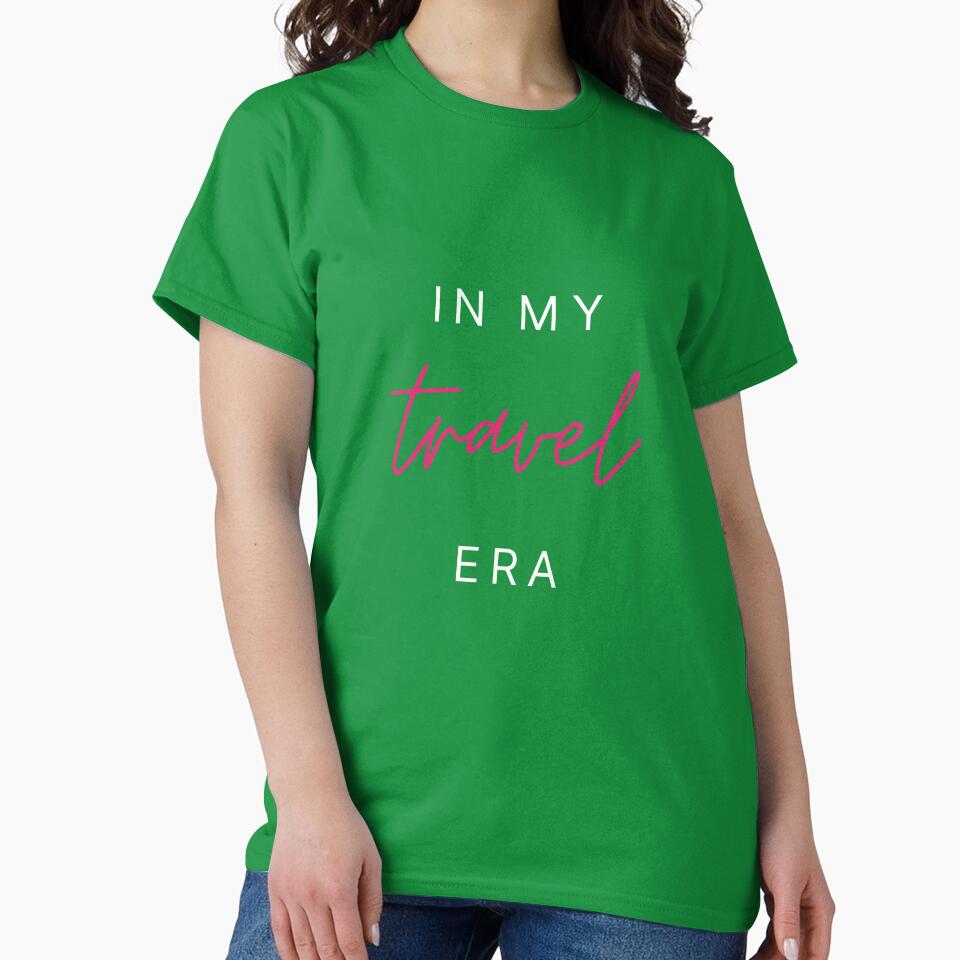 In My Travel Era – Travel Quote for Travel Lovers - pink by PiX by PE