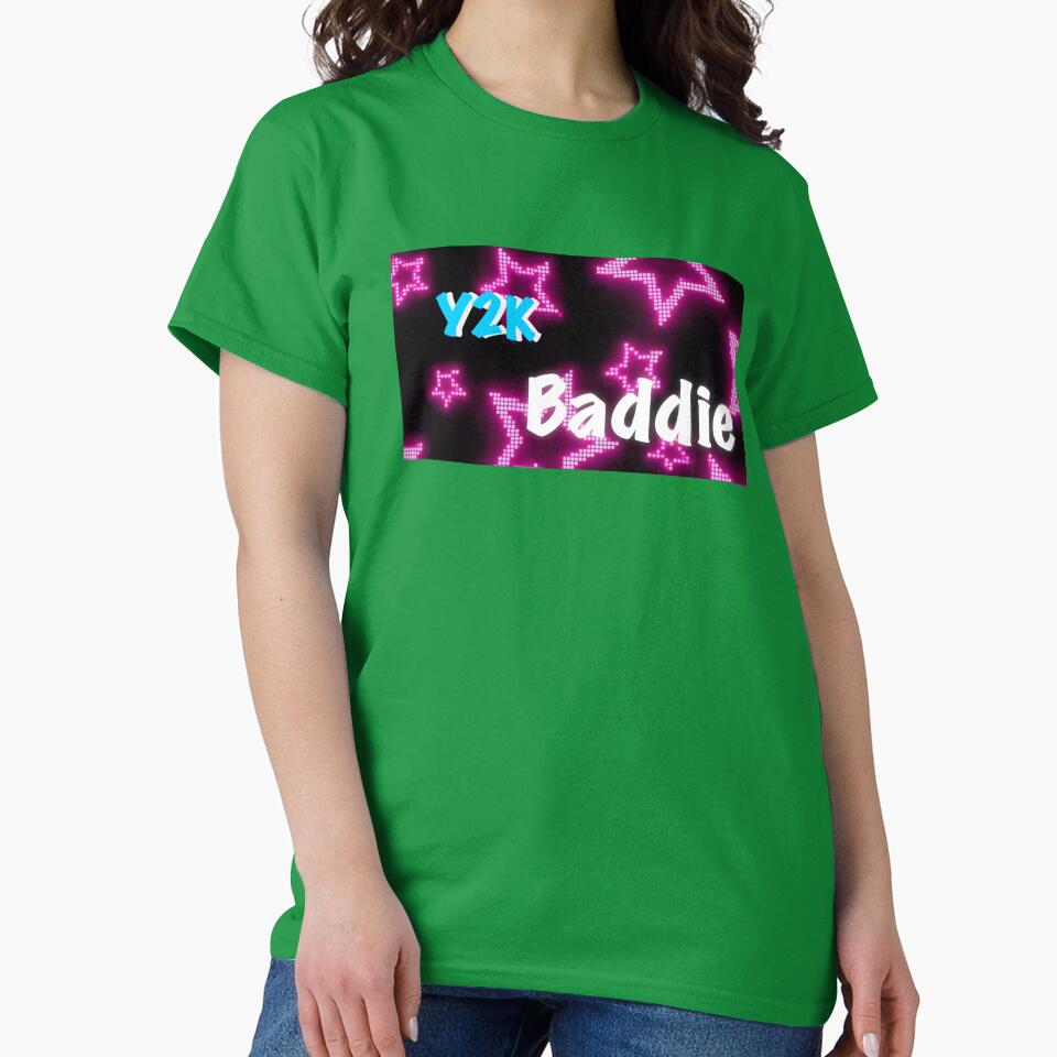Y2K Baddie Blue Sticker Year 2000 Baddie Blue Sticker by OneCatShop