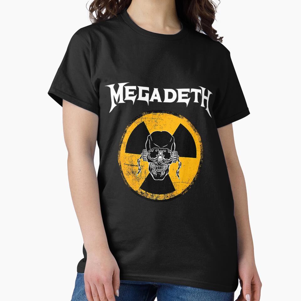 Skull Megadeth - Vintage Black And Yellow by nichollehnse