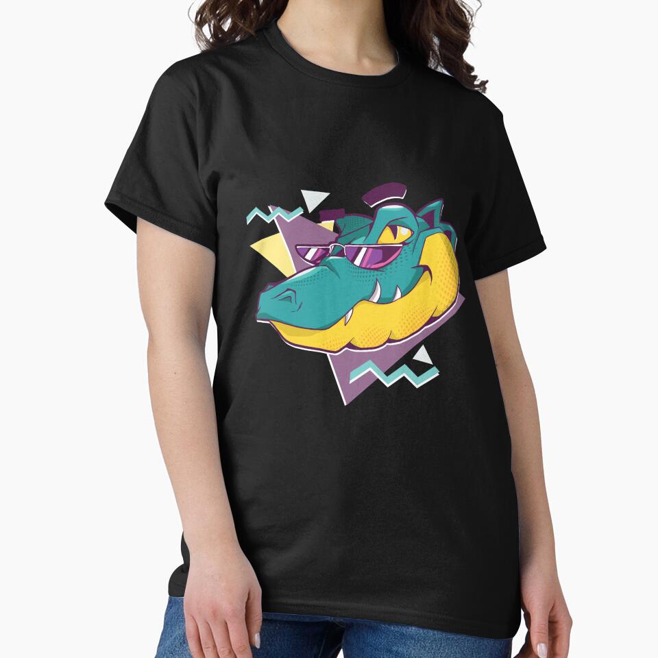 Cool Alligator Crocodile - 90s Party Retro Nostalgia by AaaleXX
