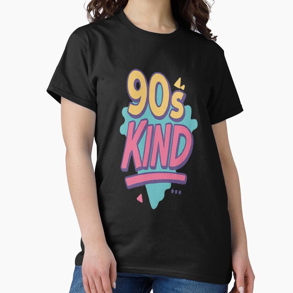 90s Kid Saying Retro Neon Colors by frechgesagt
