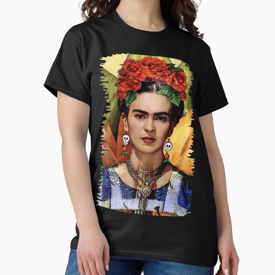 Funny Gifts Women Womens Frida Kahlo Plus Size Shirt by SharonDolores2