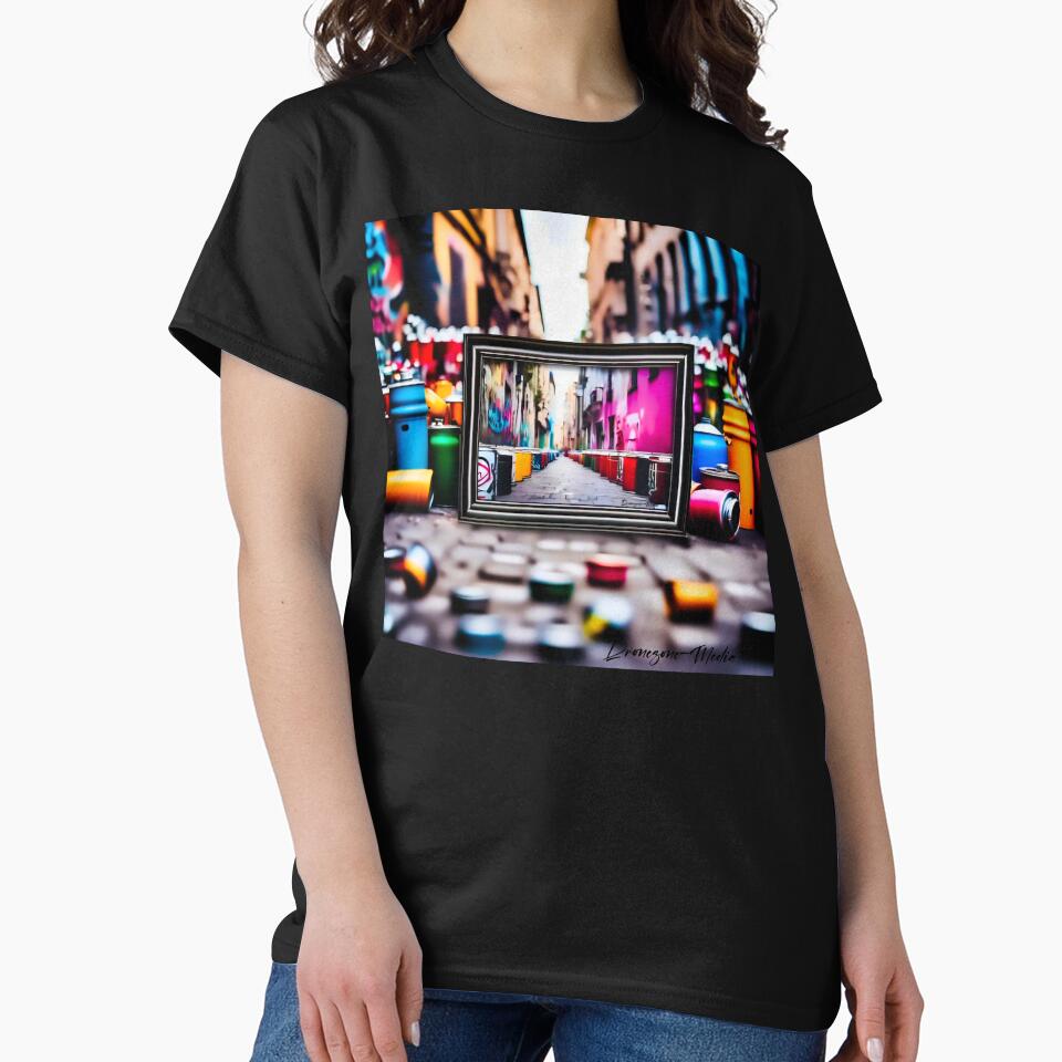 Urban graffiti street art by Drone-tees