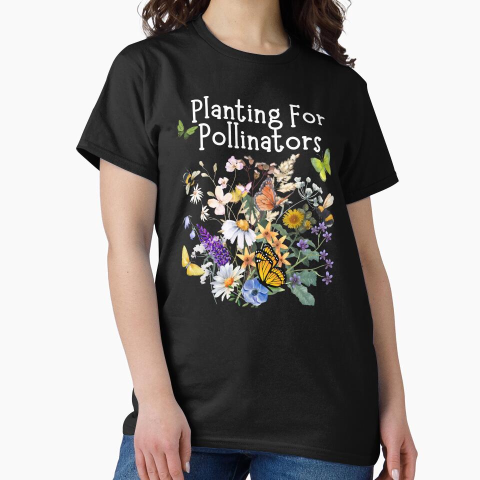 Planting For Pollinators Colorful Design by EarthArtDesigns