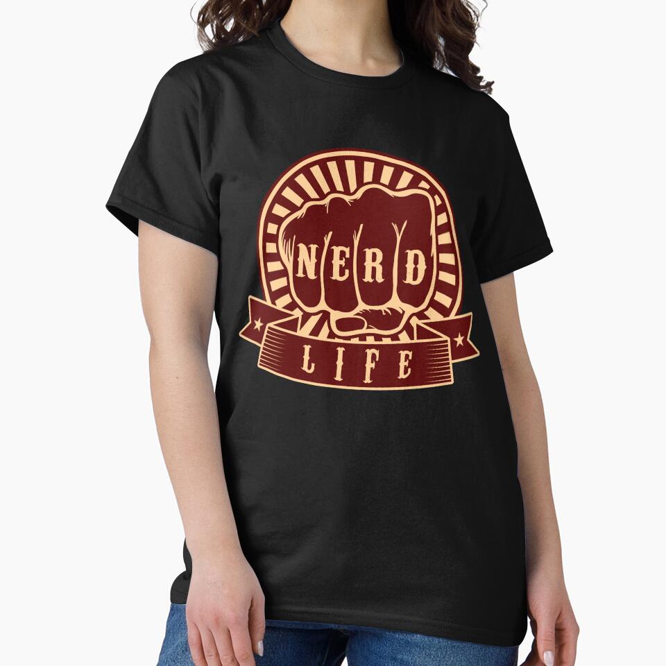 Nerd Life - Fist Punch Vintage by aladdindesigns