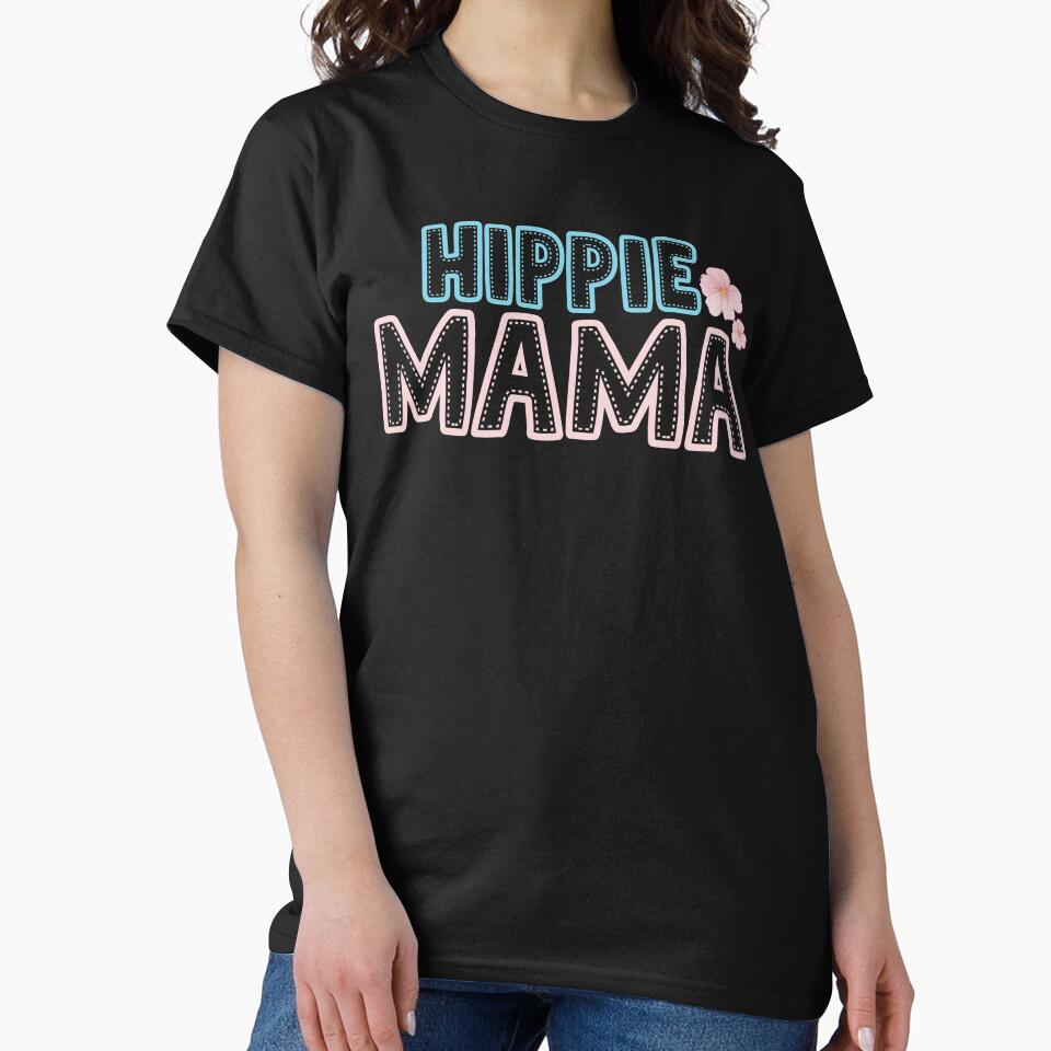 Hippie Mama Funny Mom by patroart