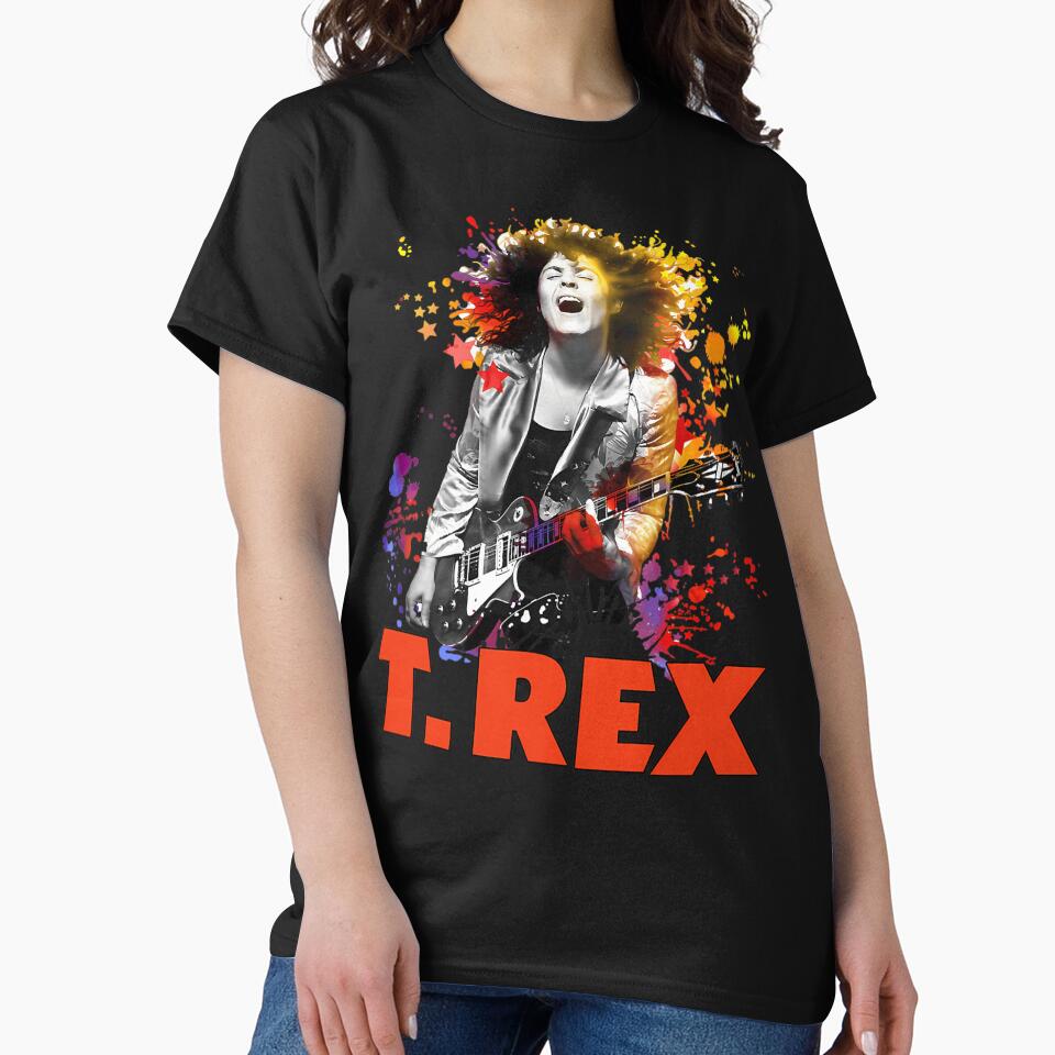 T Rex Rock Band Marc Bolan Retro Cool by AbdoOo86