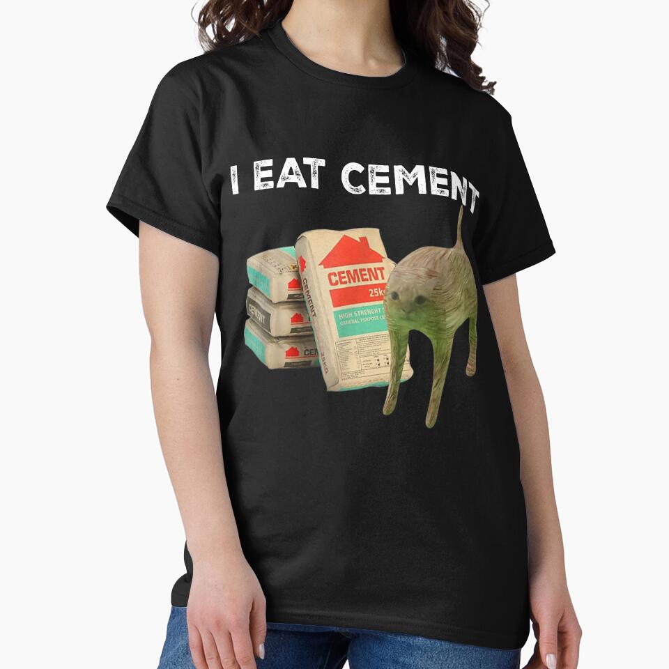I Eat Cement Cursed Cat - Oddly Specific Dank Meme by CosmicCirrus