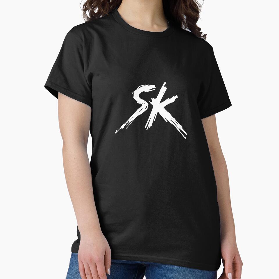 The Silent K Band Logo - White by thesilentkband