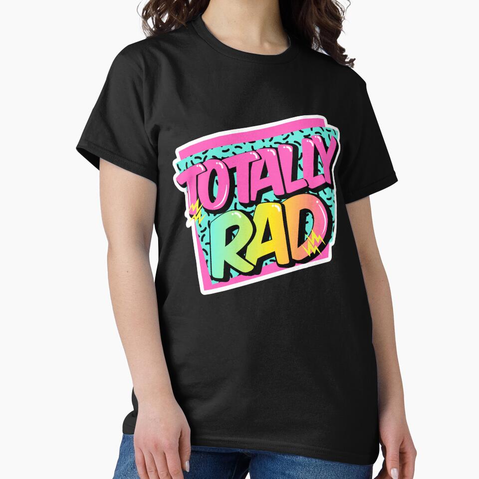 Totally Rad 1980s Shirt Eighties Style Costume Party Idea by simplytldr