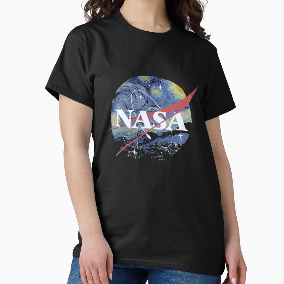Starry Night NASA T-Shirt_21014172 by gidget-gadget
