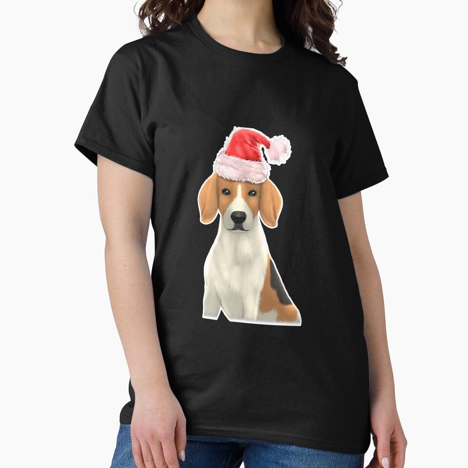 Beagle Dog Santa Claus Christmas by deanba81741