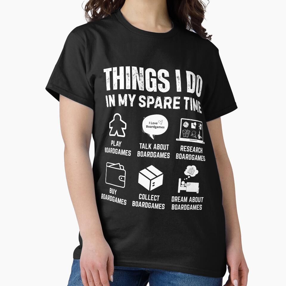Things I Do in My Spare Time – Board Game Lover Checklist by BMLprint ⭐⭐⭐⭐⭐