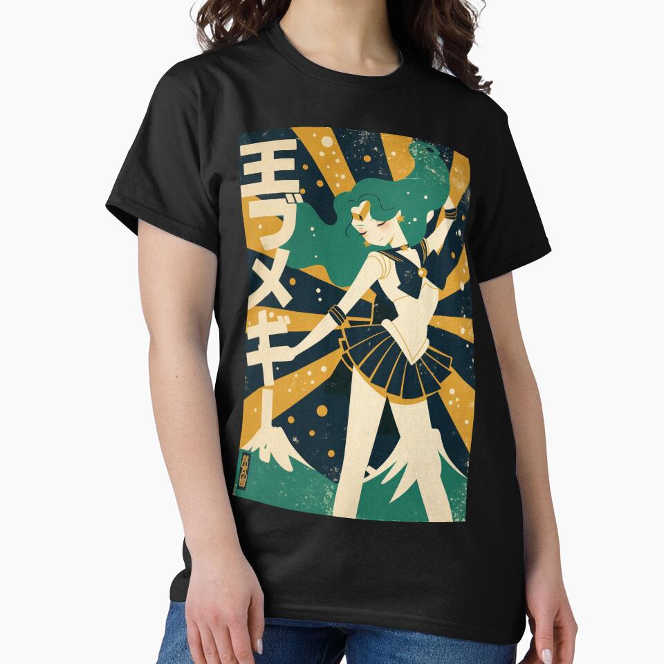 Sailor Neptune Bold Vintage Poster by AnimeArsenalPrints