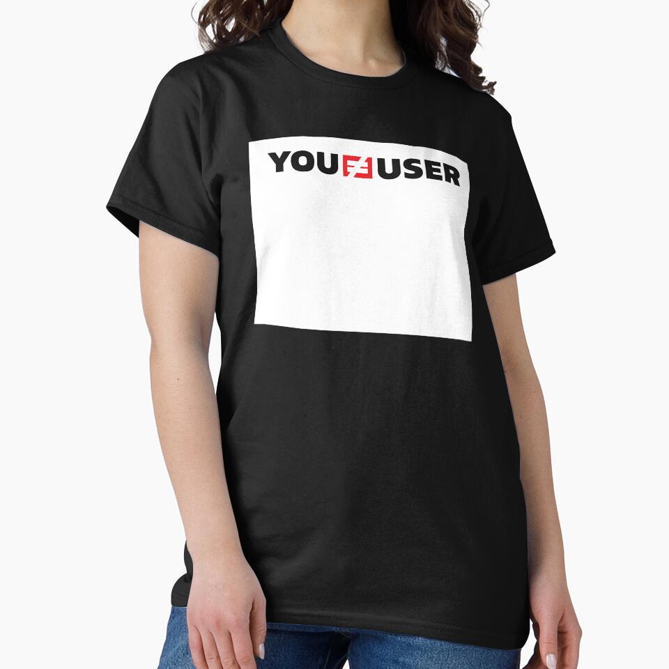 Funny Saying You Are Not The User UX/UI Designer Shirt by knapst