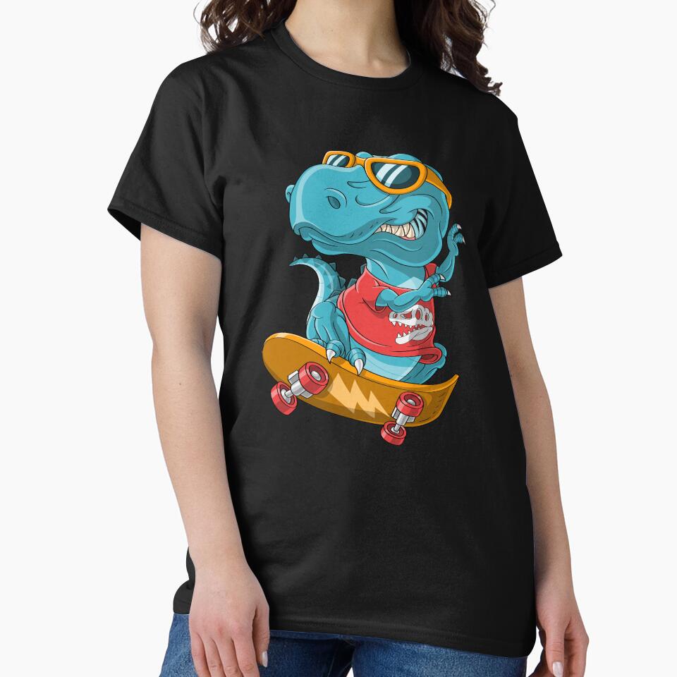 Cool T-Rex Skater by kalud-zoldyck