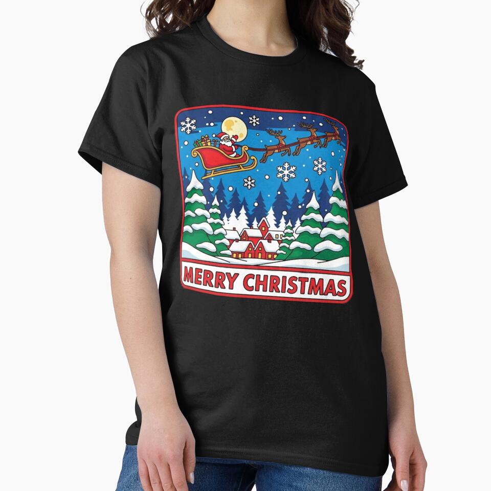 Vintage Santa Sleigh Winter Village by King Yama Designs