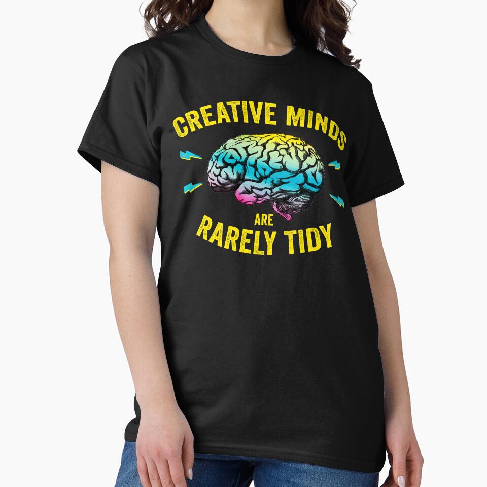 Funny Creative Minds Are Rarely Tidy Saying by wingstar