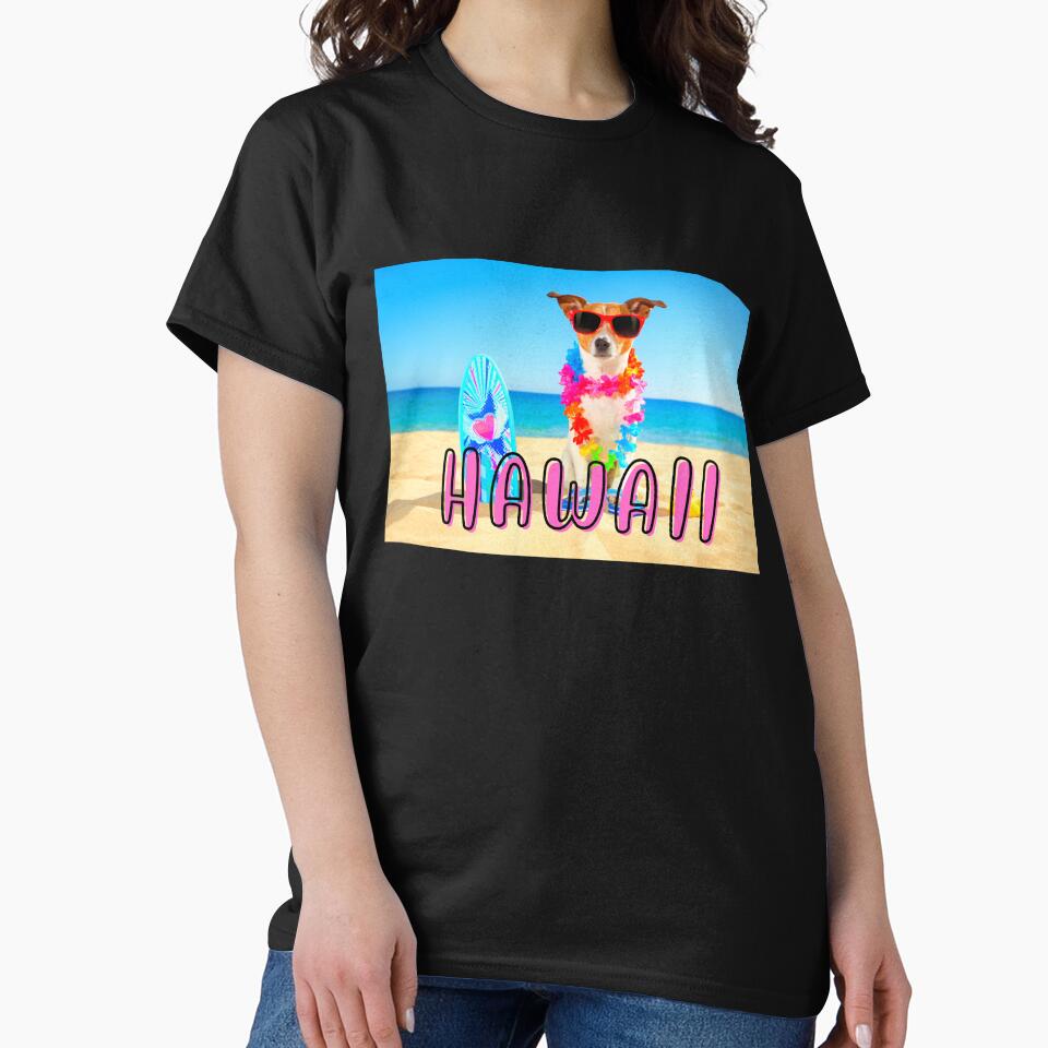 VINTAGE HAWAII SURFING LABEL by starfishstuff