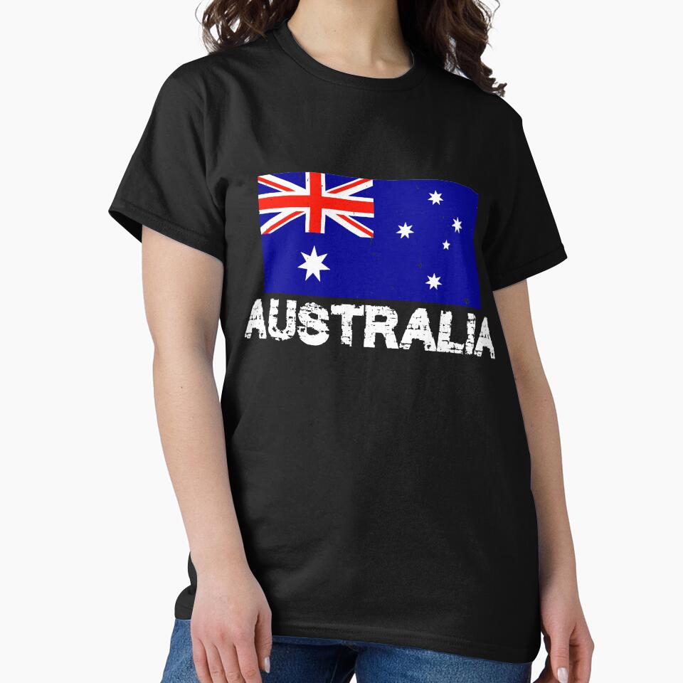Australia Flag T-Shirt for Men and Women by AllStarMerch