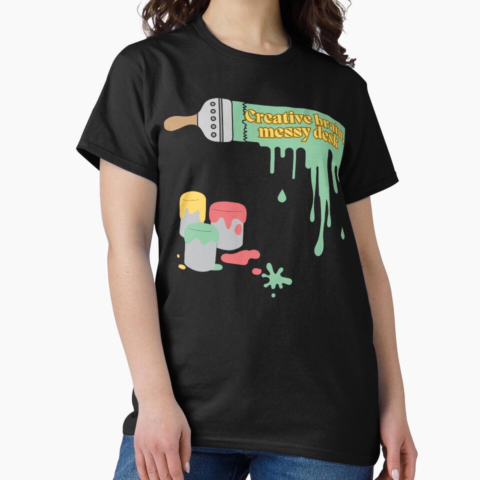 Creative Brain Messy Desk Creative Creating Gifts for Artists by LiotasowaFlow