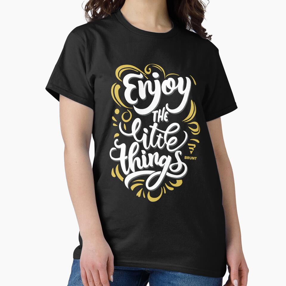Enjoy the Little Things. Creative typography by BRUNTadventures