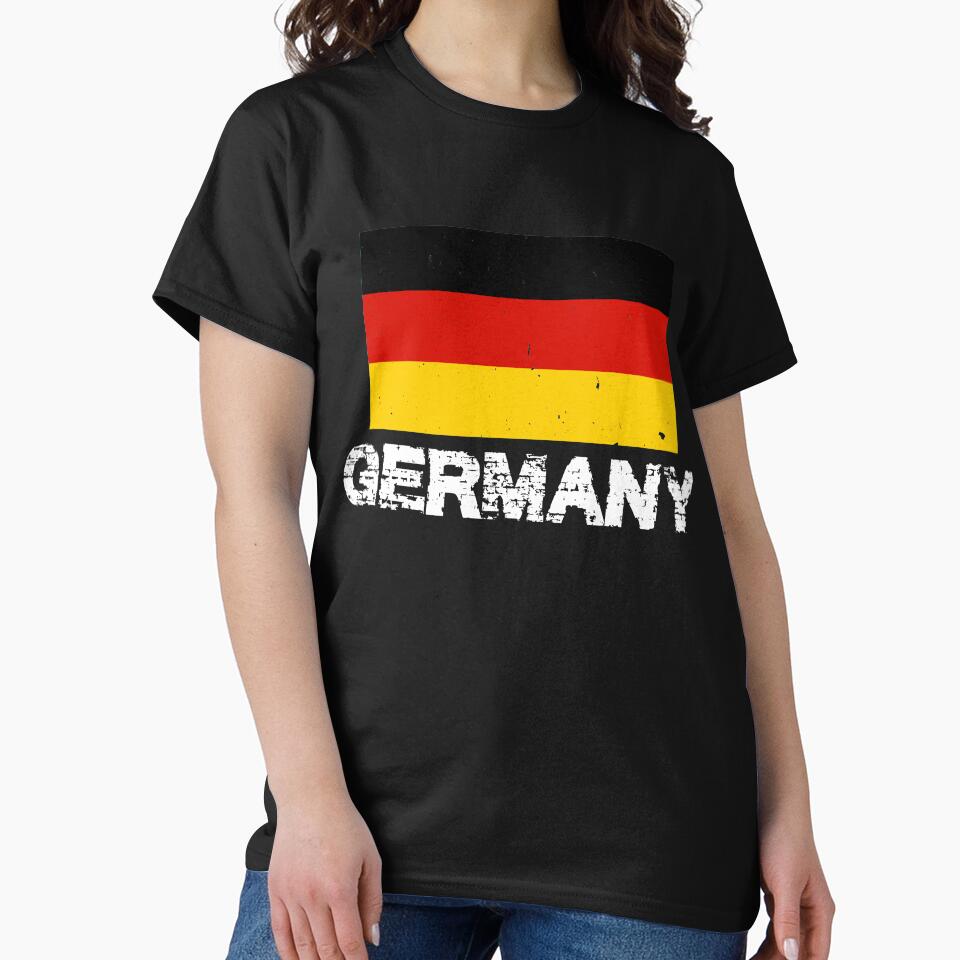 Germany Flag T-Shirt for Men and Women by AllStarMerch