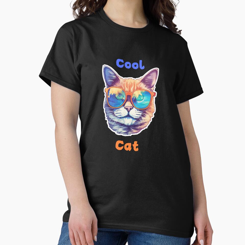 Cool cat with glasses by Purrs & Snuggles Designs