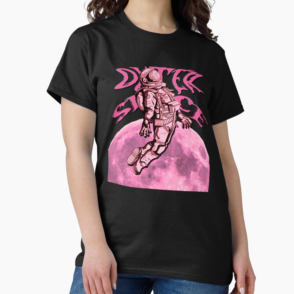 Lost in Space – Retro Astronaut Oversized Tee by swizbiz