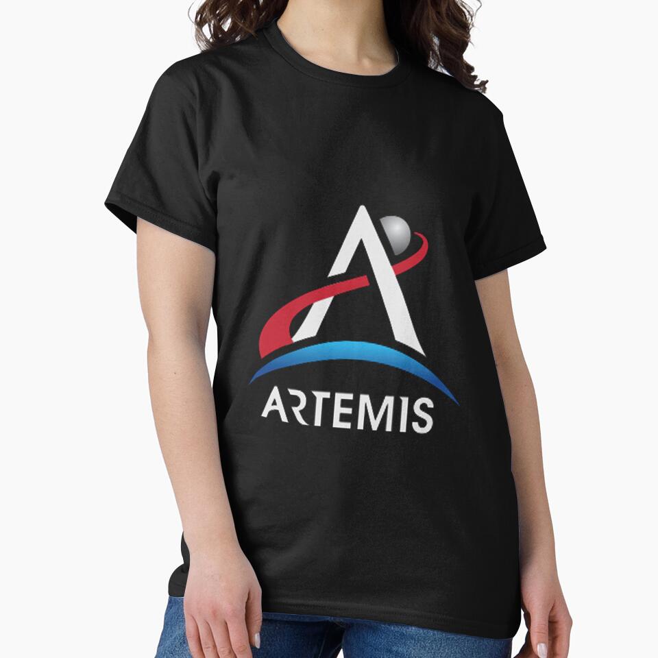 Artemis NASA Official Logo Essential T-Shirt Mask Sticker by J Electro  AI Art