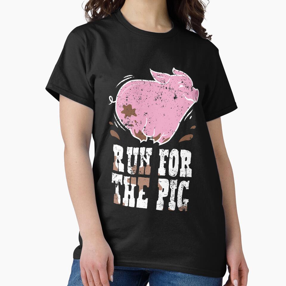 Pig Funny Gift Greased Pig Chasing Pigs by KentuckyGirlTee