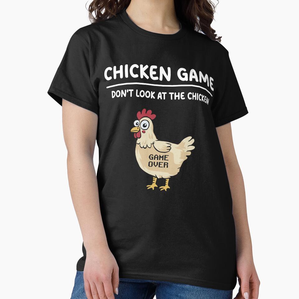 Chicken game, Don't Look at the Chicken, Funny Chicken Joke. by Twisted Type