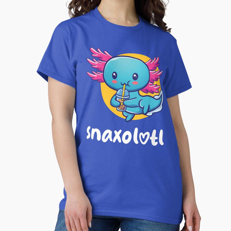 Snaxolotl (on dark colors) by messy-nessie