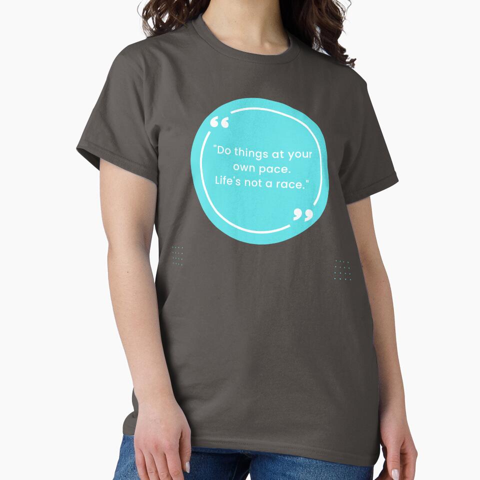 Life's Not a Race Motivation Word by Afe-Shop2