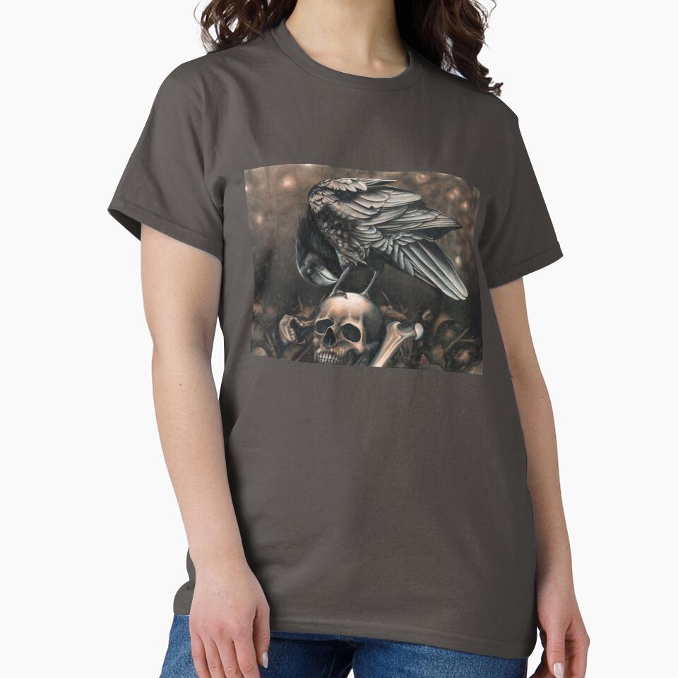 When You Are Gone Raven and Skull by The Wandering Muse