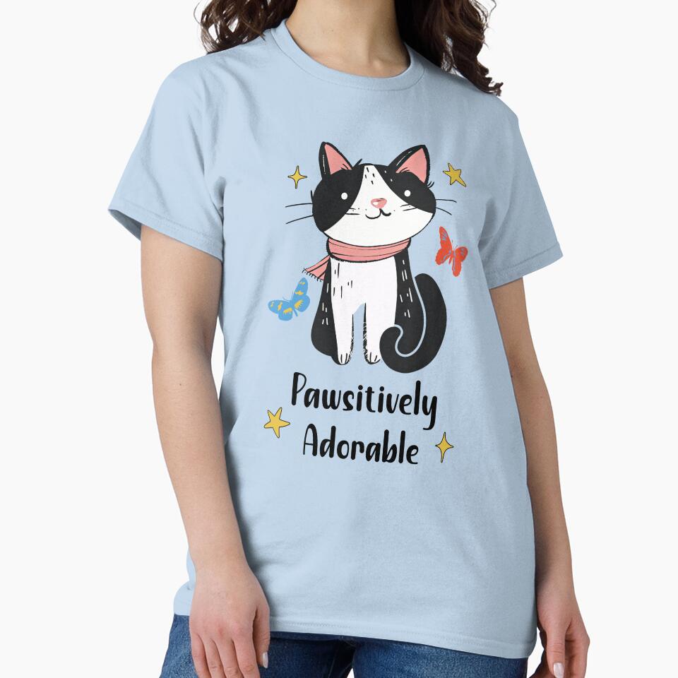 Pawsitively Adorable Funny Cat by Sachie's Studio