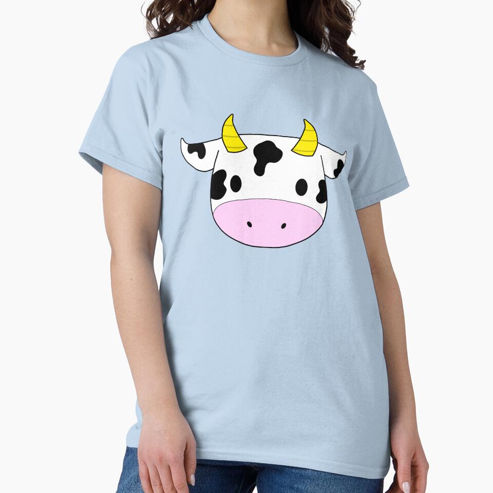 Kawaii Cow - Plain by TheeForestFox Shop