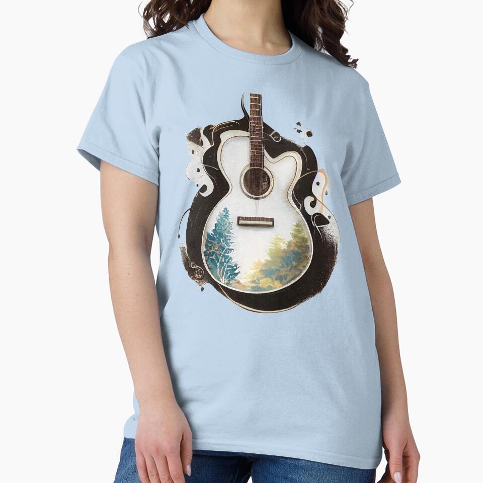 Fusion of Guitar and Nature - Vintage by Silvio K.